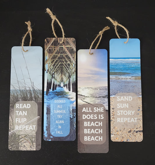 Beach Bookmarks