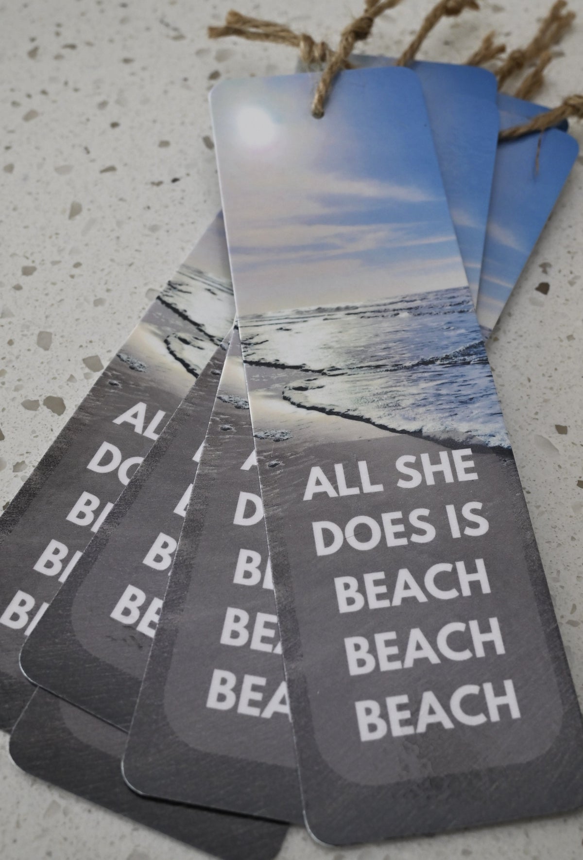 Bookmark "All she does is Beach Beach Beach"